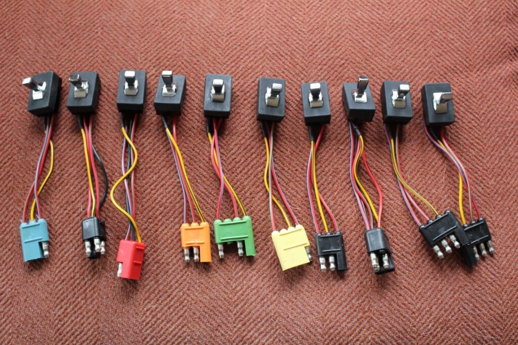 1966 Lincoln Continental Set of TEN Window Switches BRAND NEW (includes switches for electric vent/wing windows)