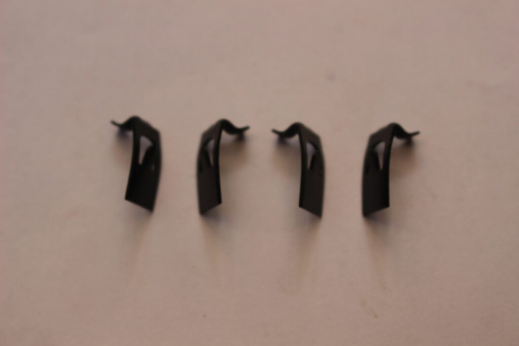 1966 1967 1968 1969 1970 1971 1972 1973 Lincoln Continental & Mark III (4) Window Switch Clips- L shaped- BRAND NEW