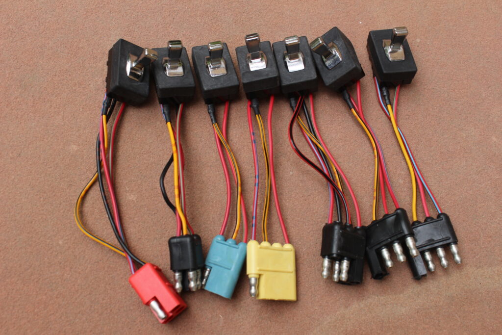 1966 Lincoln Continental Set of  SEVEN Window Switches BRAND NEW (cars without electric vent/wing windows)